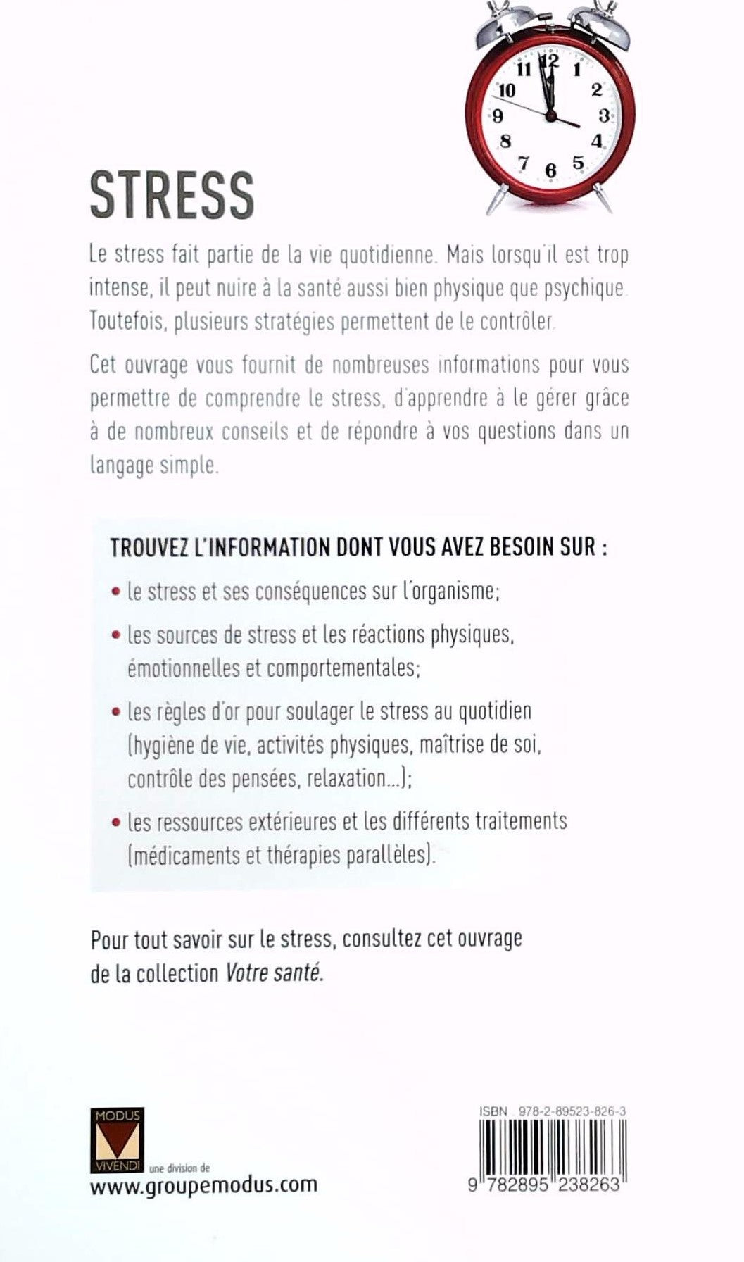 Livre Stress - Greg Wilkinson (Livre d'occasion) - ISBN 289523826X