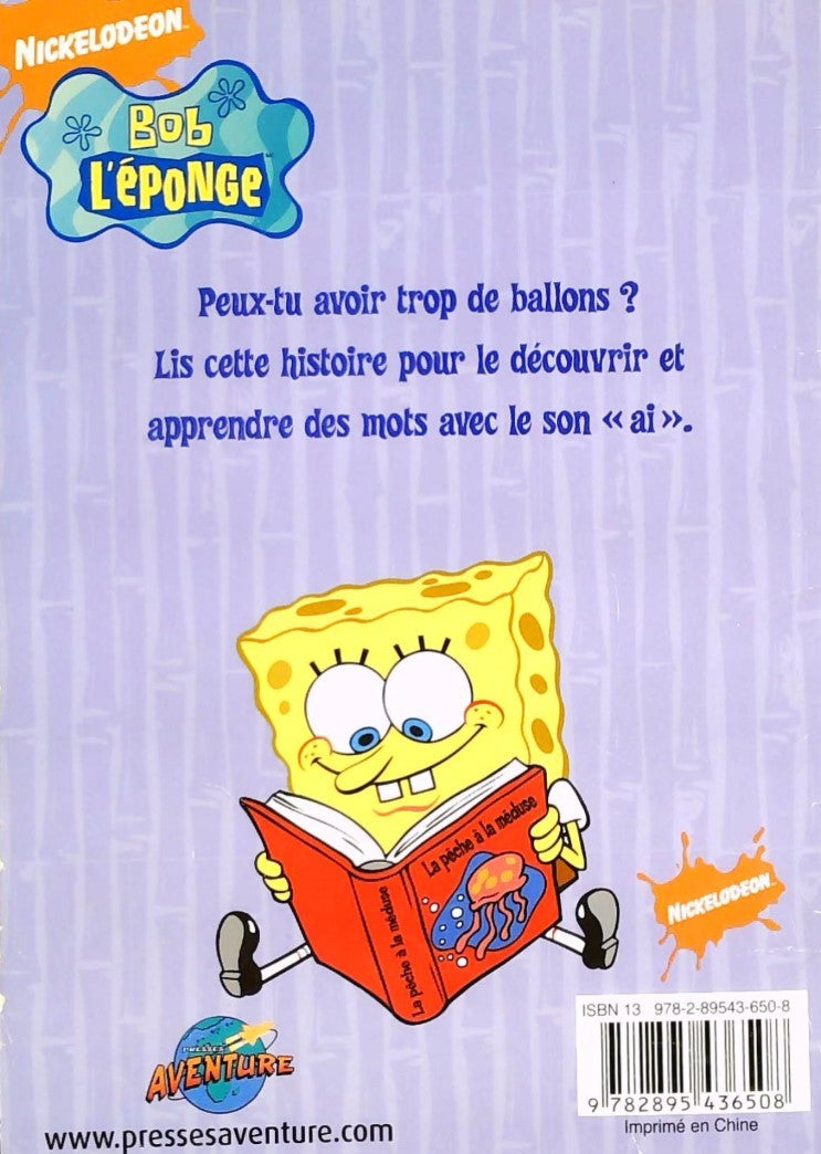 Bob L'Éponge : Programme de lecture phonétique # 4 : Un zoo de ballons (Sonia Sander)