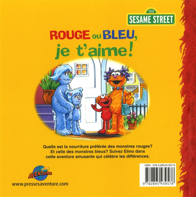Livre Rouge ou Bleu, Je t'aime! (Livre d'occasion) - ISBN 2895439575