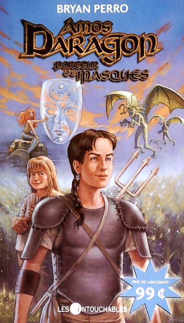 Livre Amos Daragon # 1 : Porteur de masques (Bryan Perro) (Livre d'occasion) - ISBN 289549083X