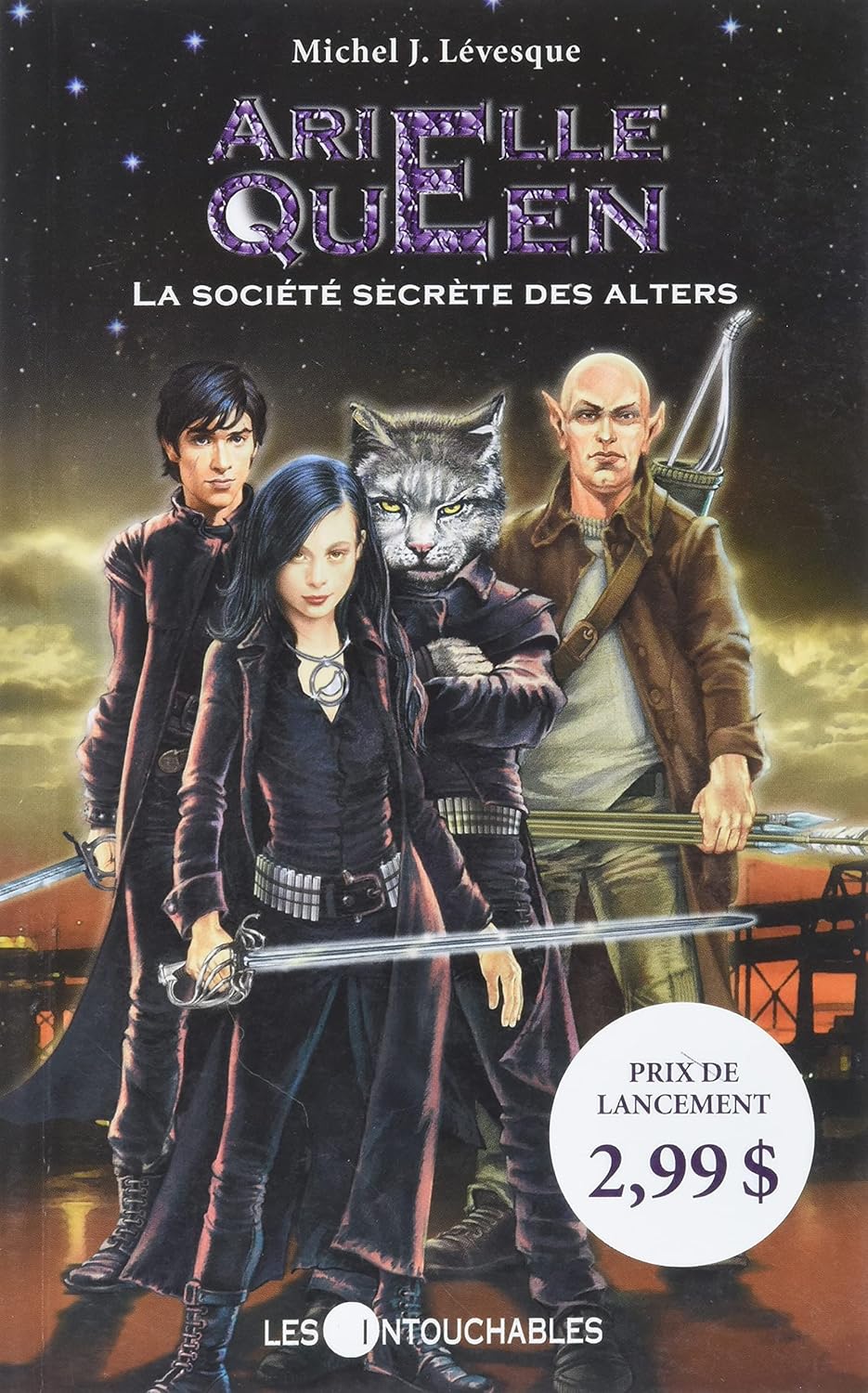Livre Arielle Queen # 1 : La société secrète des Alters (Michel J. Lévesque) (Livre neuf) - ISBN...