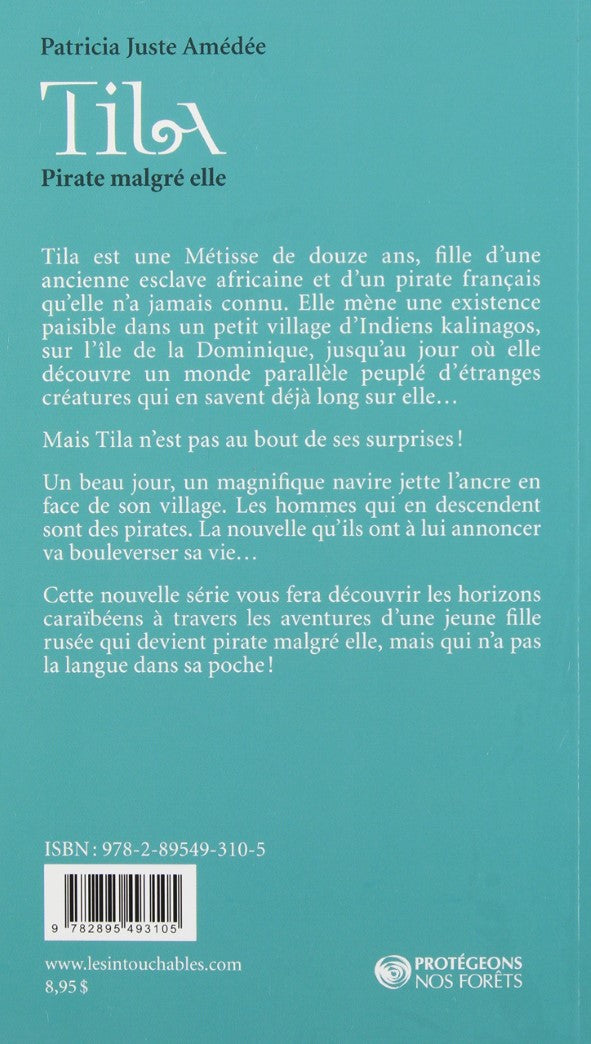 Livre Pirate malgé elle - Patricia Juste Amédée (Livre d'occasion)