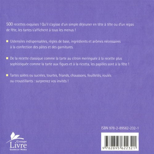 Livre 500 Tartes - Rebecca Naigniet (Livre d'occasion) - ISBN 2895622329