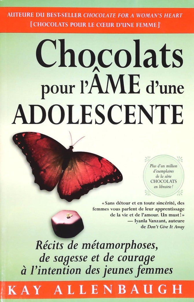 Livre Chocolats pour l'âme d'une adolescente - Kay Allenbaugh (Livre neuf) - ISBN 2895650470