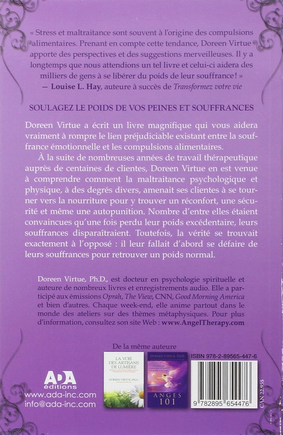 Livre Libérez vos kilos de souffrance : Briser le lien qui unit maltraitance, stress et compulsio...