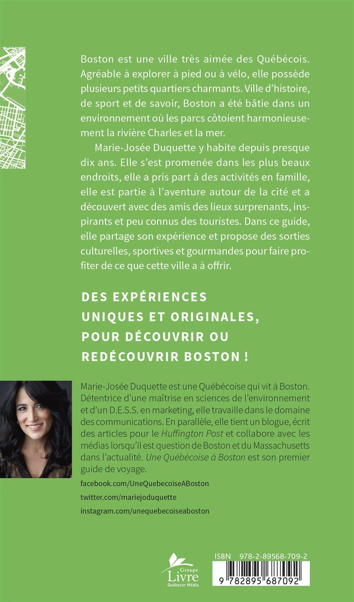 Livre Une québécoise à Boston - Marie-Josée Duquette (Livre d'occasion)