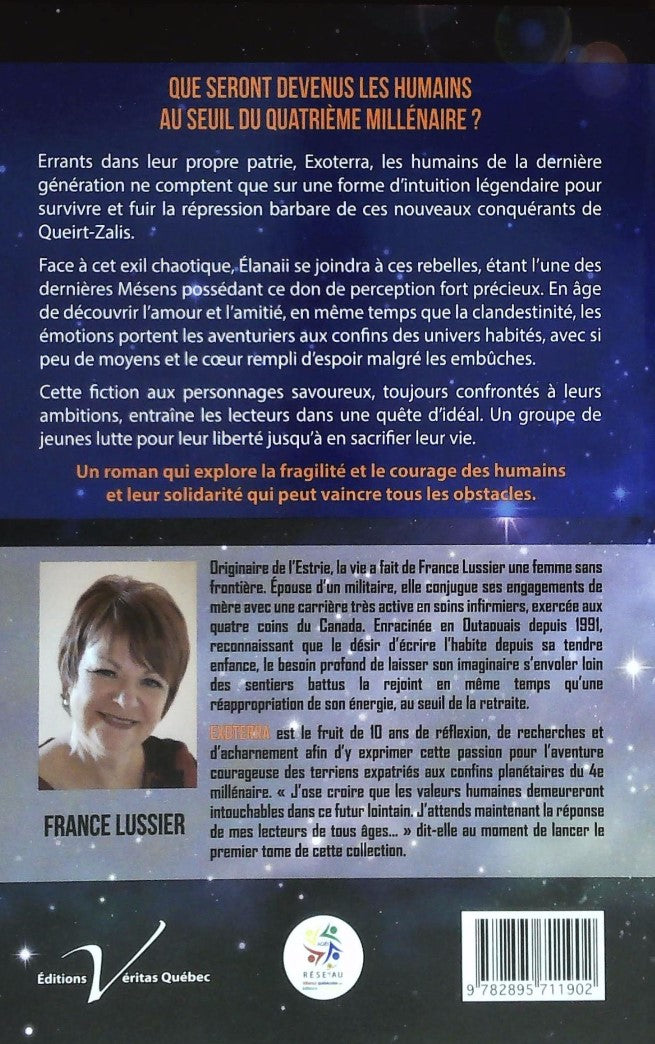 Livre Exoterra # 1 : Le pouvoir des Mésens (France Luissier) (Livre d'occasion) - ISBN 2895711909