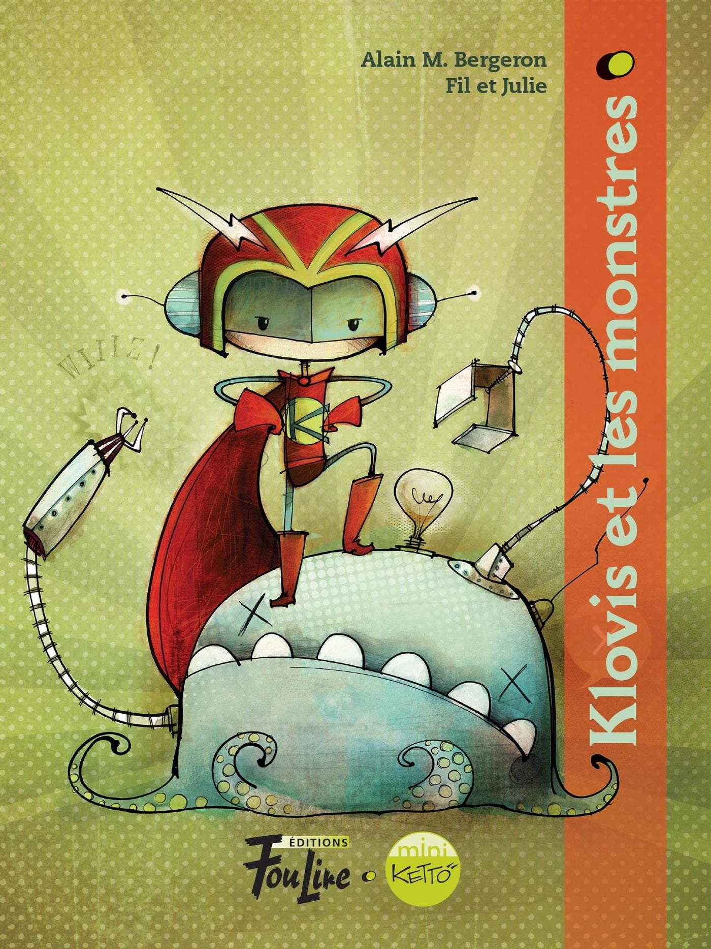 Livre Klovis et les monstres - Alain M. Bergeron (Livre d'occasion) - ISBN 2895912637