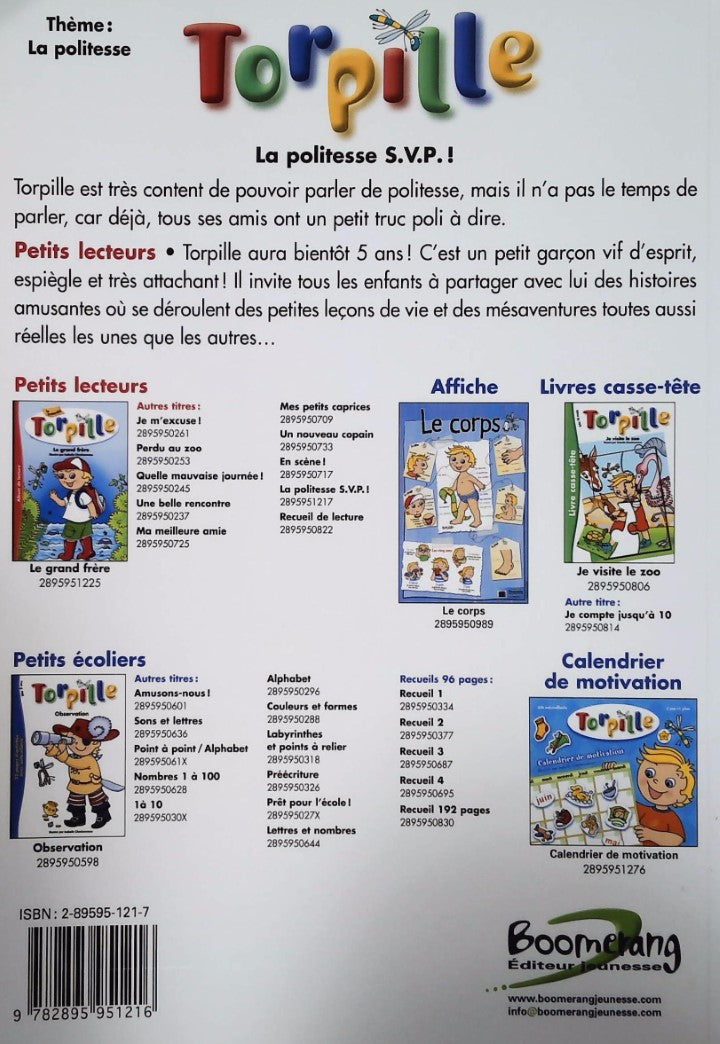 Livre La politesse s.v.p.! - Isabelle Charbonneau (Livre d'occasion) - ISBN 2895951217