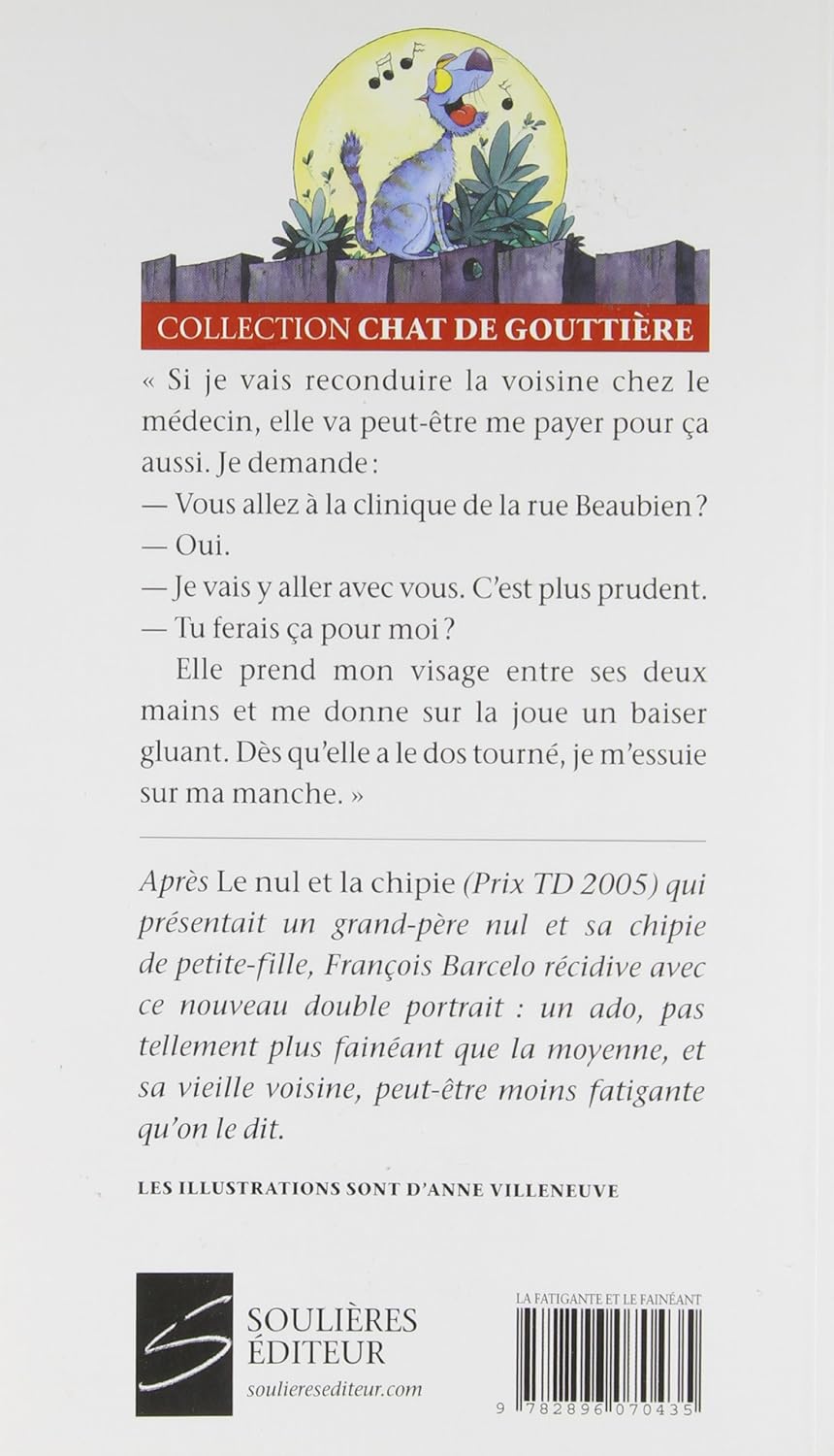 Chat de gouttière # 24 : La fatigante et le fainéant (Anne Villeneuve)