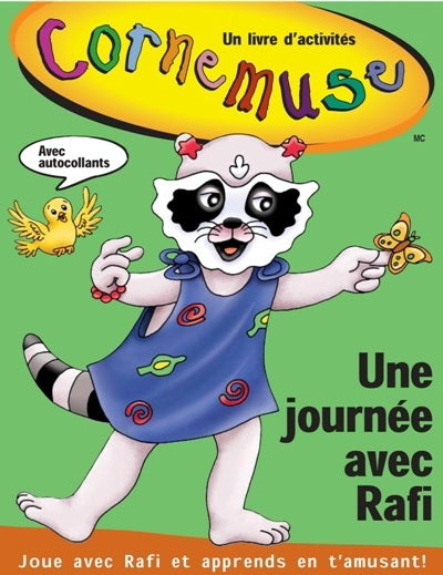 Un livre d'activités Cornemuse : Une journée avec Rafi