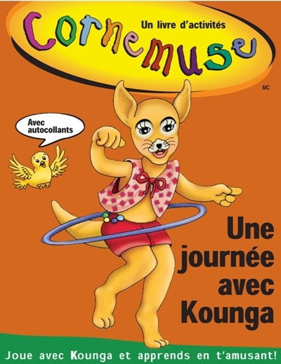 Un livre d'activités Cornemuse : Une journée avec Kounga