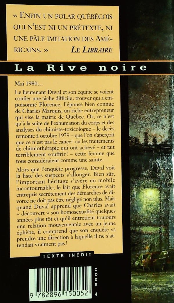 Livre La rive noire - Jacques Côté (Livre d'occasion) - ISBN 2896150056