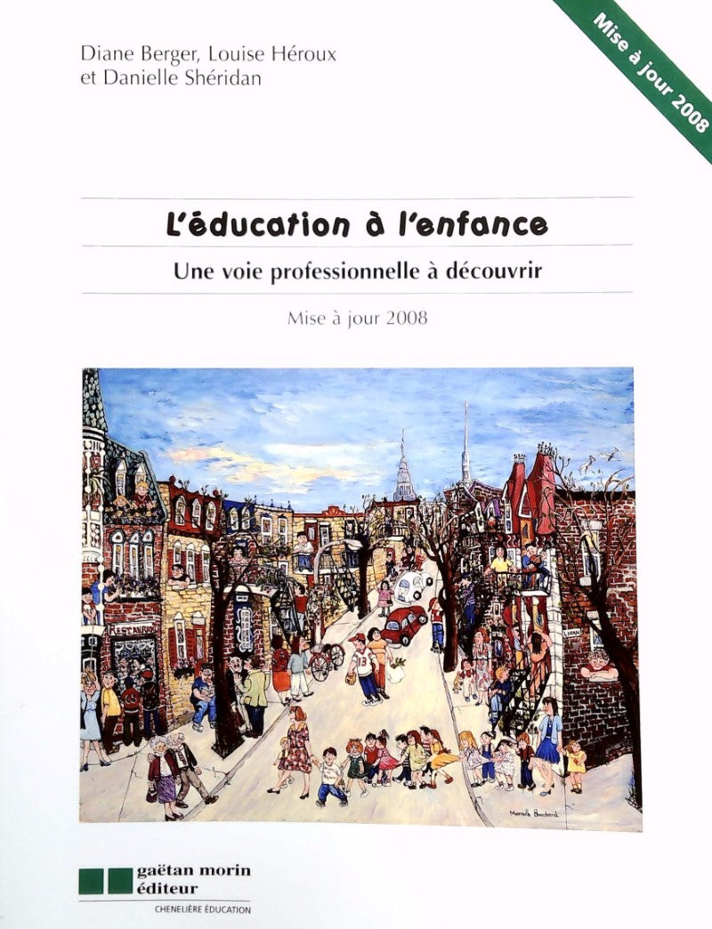 Livre L'éducation à l'enfance : Une voie professionnelle à découvrir - Diane Berger (Livre d'occa...