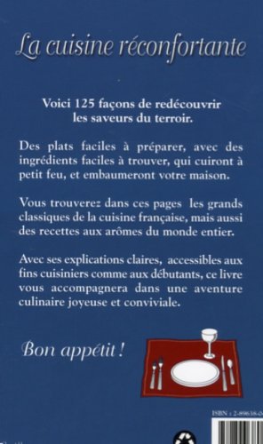 Livre La cuisine réconfortante : 125 recettes faciles à cuisiner (Livre neuf) - ISBN 289638040X