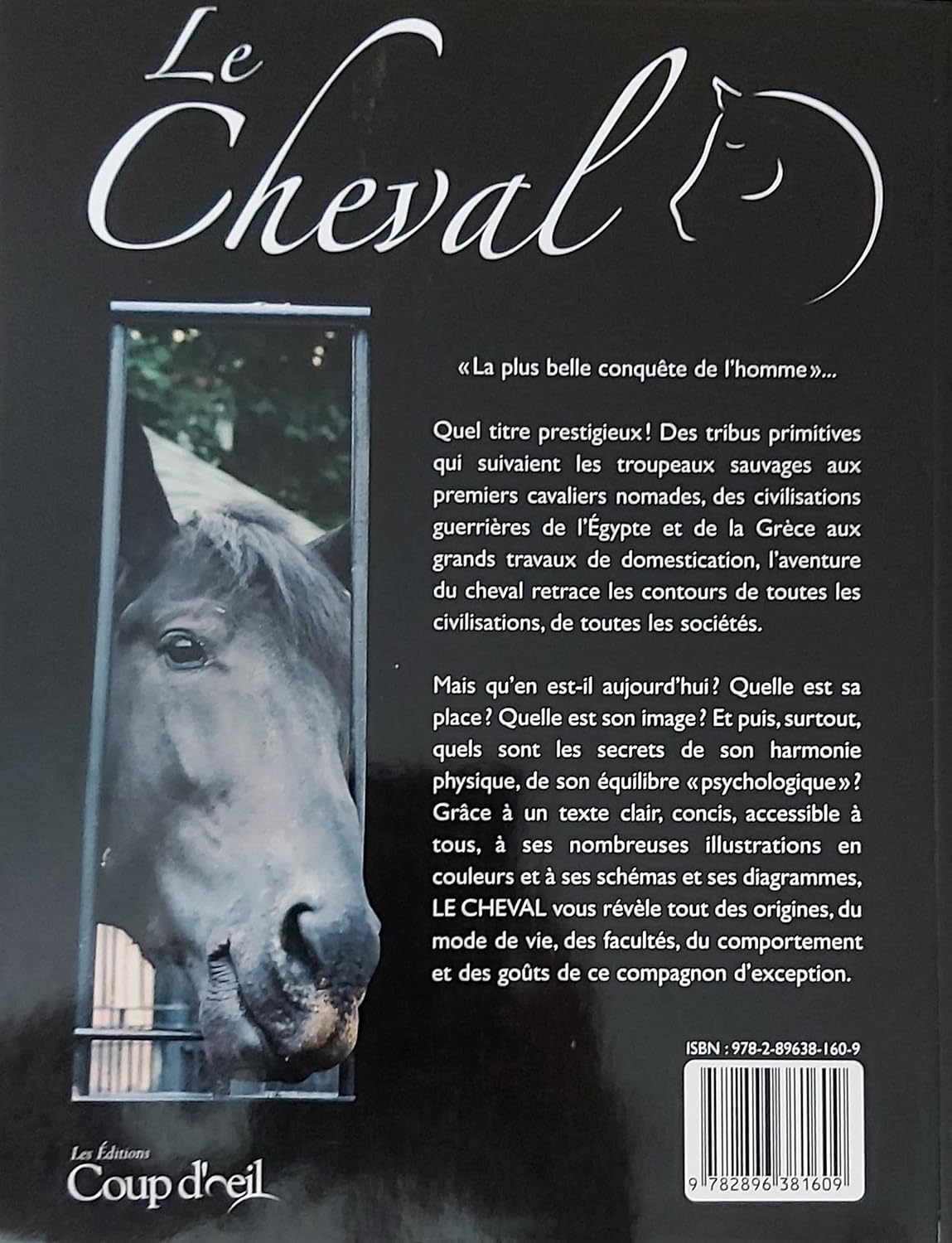 Le cheval, les origines, le dressage, l'élevage, les races