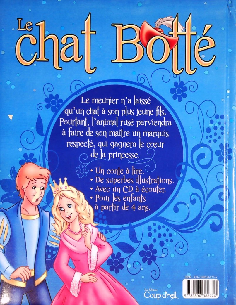 Livre Le chat botté (avec CD audio) (Livre d'occasion)
