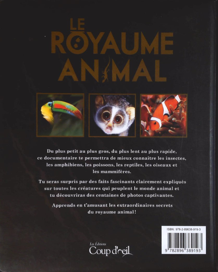 Livre Le royaume animal - Nathan Hamilton (Livre d'occasion) - ISBN 2896389199