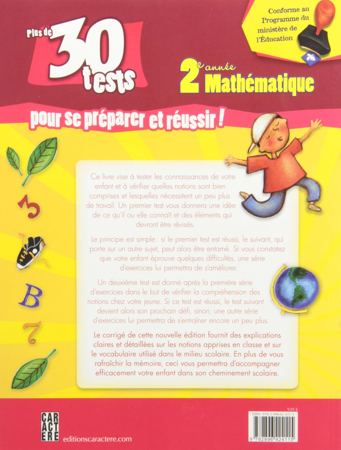 Livre 2e année mathématique - Colette Laberge (Livre neuf) - ISBN 2896424113