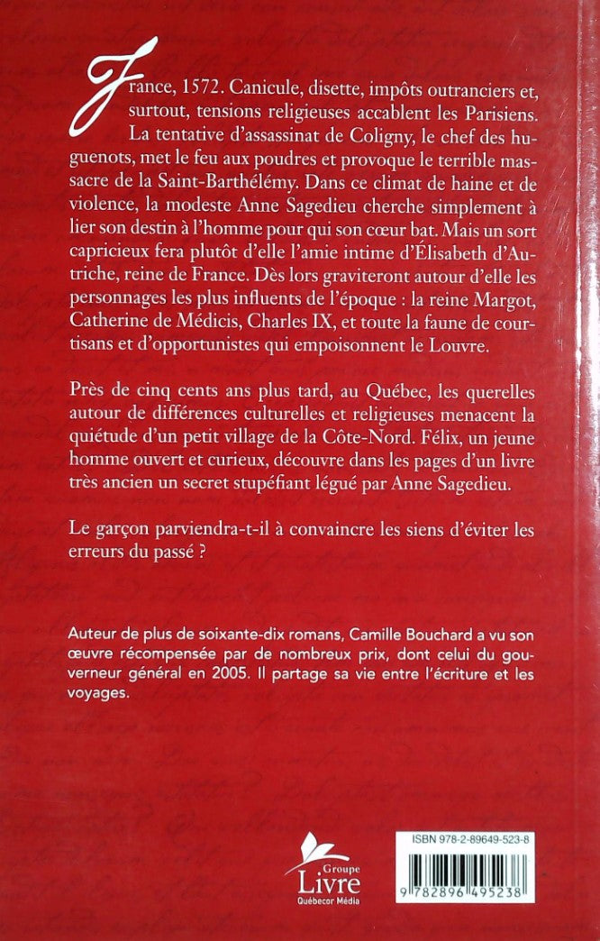 Livre La croix blanche et l'épée - Camille Bouchard (Livre d'occasion) - ISBN 2896495231