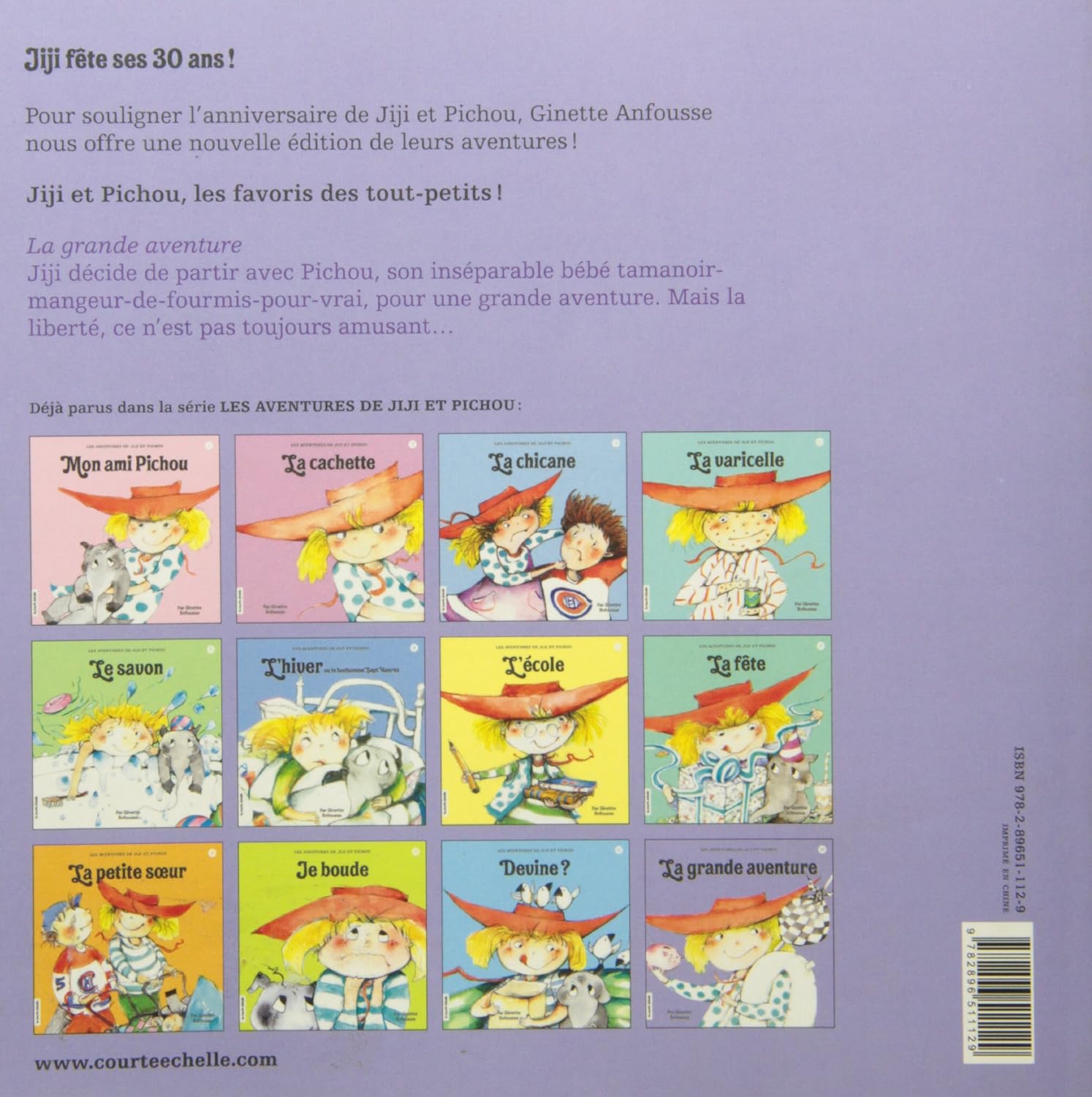 Les aventures de Jiji et Pichou # 12 : La grande aventure (Ginette Anfousse)