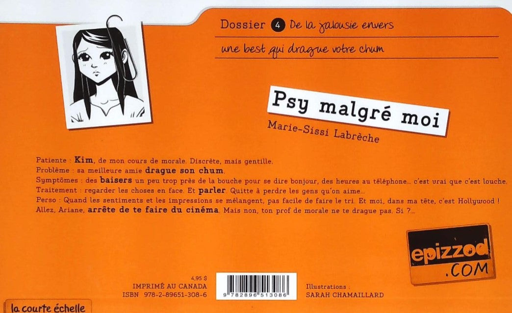 Livre De la jalousie envers une best qui drague votre chum - Marie-Sissi Labrèche (Livre neuf)
