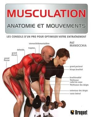Livre Musculation 1 : Anatomie et mouvements - Pat Manocchia (Livre d'occasion) - ISBN 2896541357