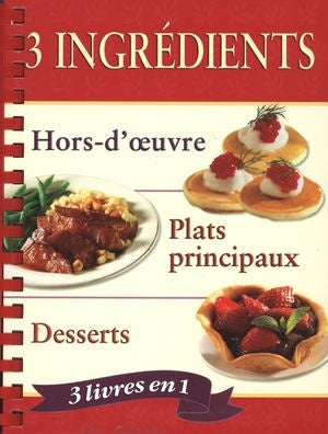 Livre 3 ingrédients : 3 livres en 1 - Collectif (Livre d'occasion)