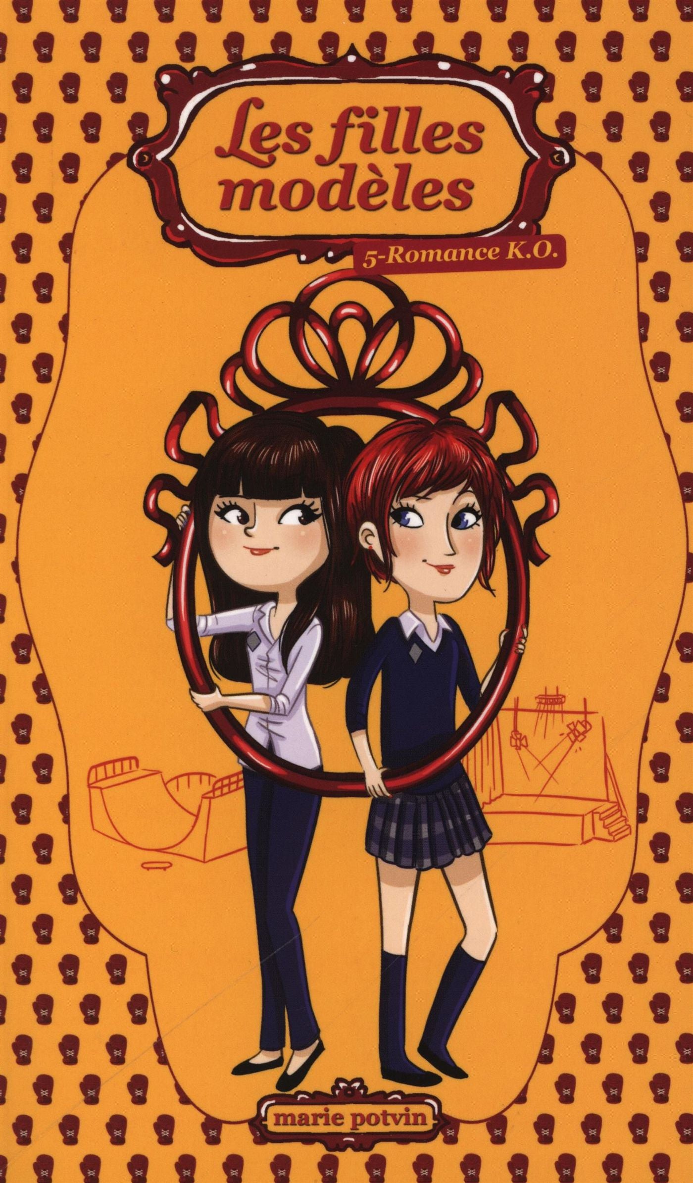 Livre Les filles modèles # 5 : Romance K.O. (Marie Potvin) (Livre d'occasion) - ISBN 2896573615