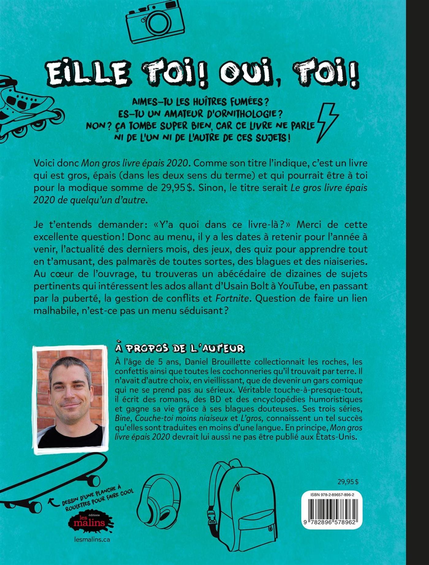 Livre Mon gros livre épais 2020 - Daniel Brouillette (Livre d'occasion) - ISBN 289657896X