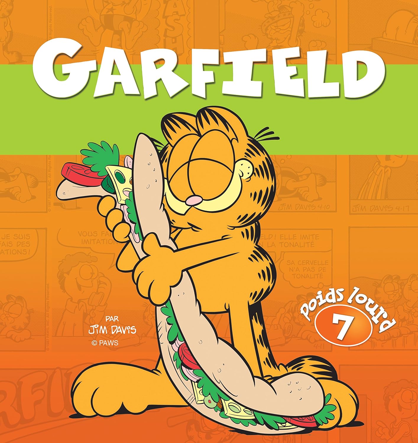 Livre Garfield Poids Lourd - Jim Davis (Livre d'occasion) - ISBN 2896606203