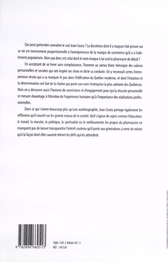 Sans prescription ni ordonnance (Jean Coutu)