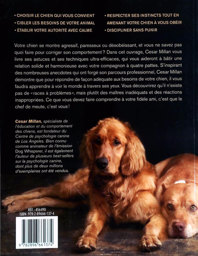 Livre La méthode Cesar Millan - Cesar Millan (Livre d'occasion) - ISBN 2896661379