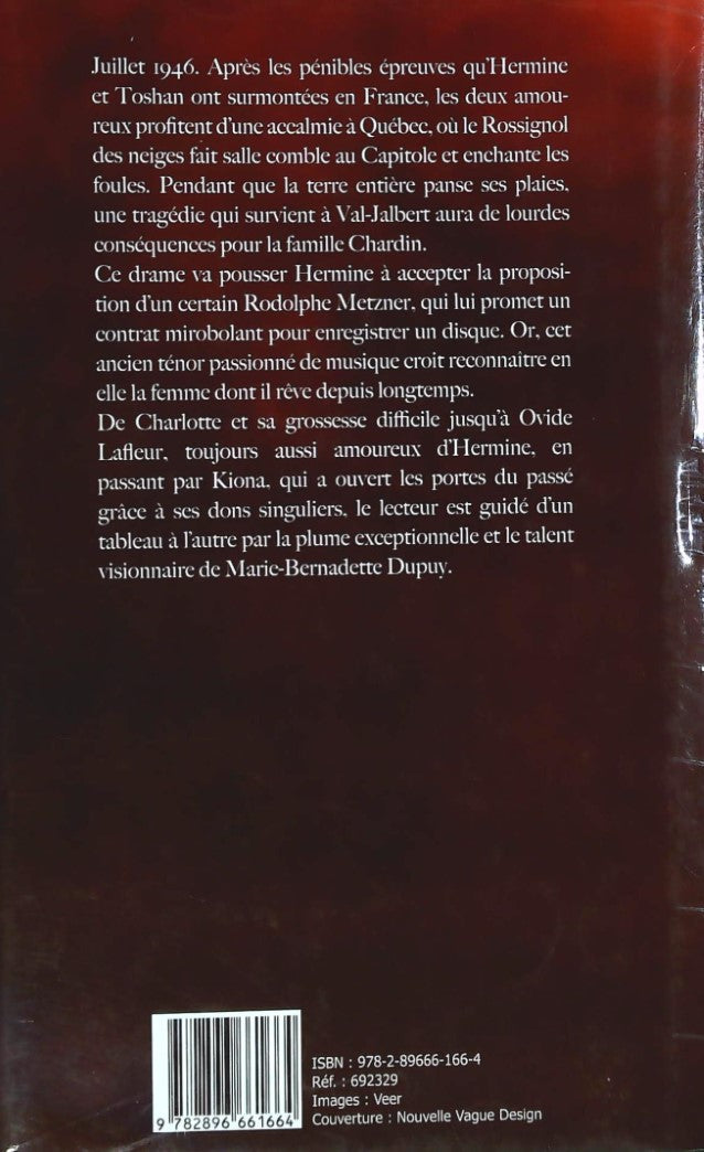 Livre Les portes du passé - Marie-Bernadette Dupuy (Livre d'occasion) - ISBN 2896661662