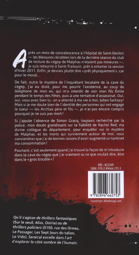 Livre Ce qui se passe dans la cave reste dans la cave - Patrick Senécal (Livre d'occasion) - ISBN...