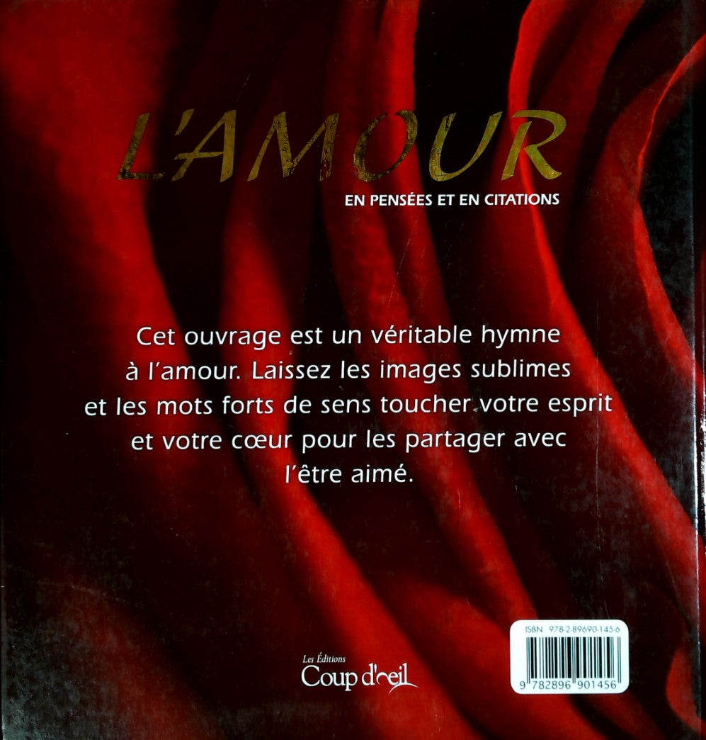 Livre L'amour en pensées et en citations (Livre d'occasion) - ISBN 2896901450
