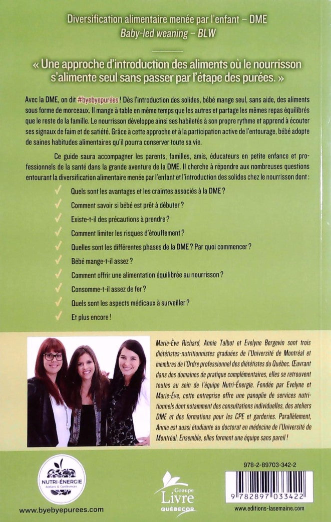 Petites mains, grande assiette : La diversification alimentaire menée par l'enfant (Annie Talbot)