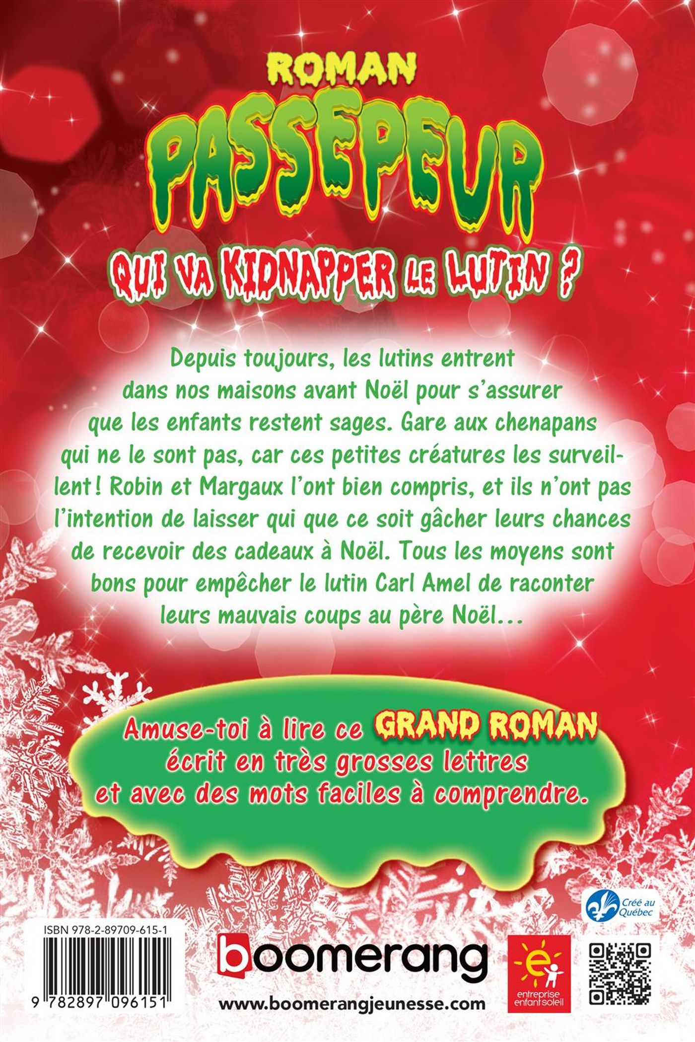 Livre Qui va kidnapper le lutin? - Marilou Addison (Livre d'occasion)