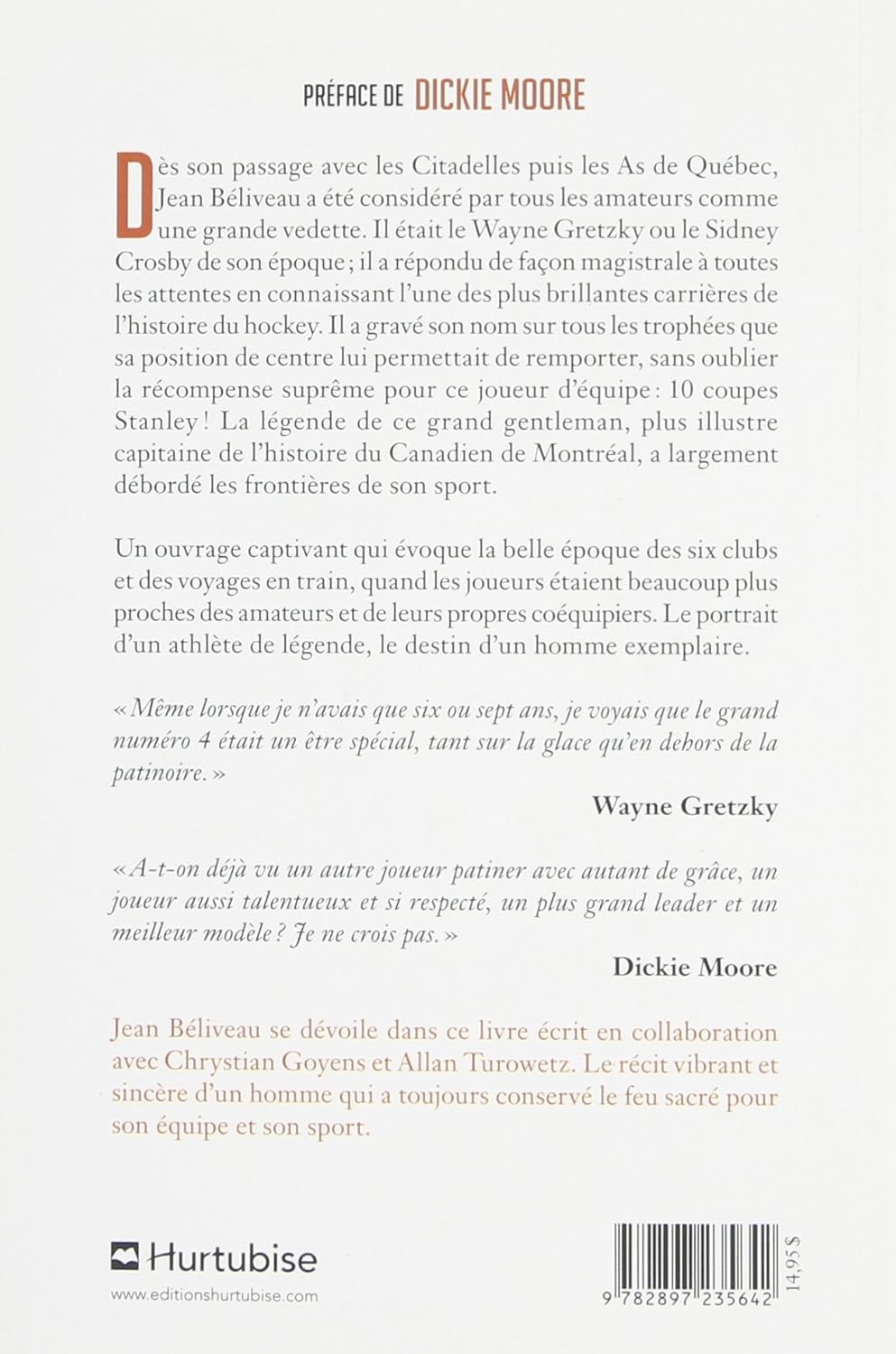 Livre Jean Béliveau : Ma vie bleu-blanc-rouge - Jean Béliveau (Livre d'occasion) - ISBN 2897235640