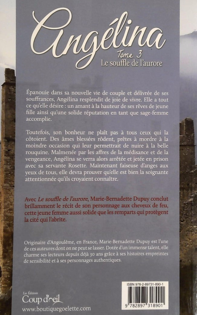 Livre Le souffle de l'aurore - Marie-Bernadette Dupuy (Livre d'occasion)