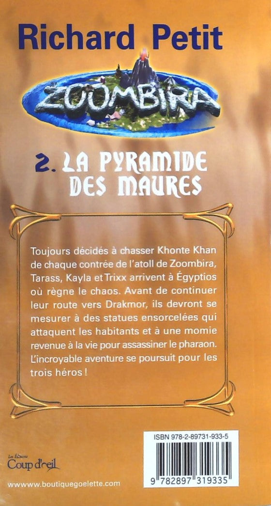 Livre La pyramide des maures - Richard Petit (Livre d'occasion)