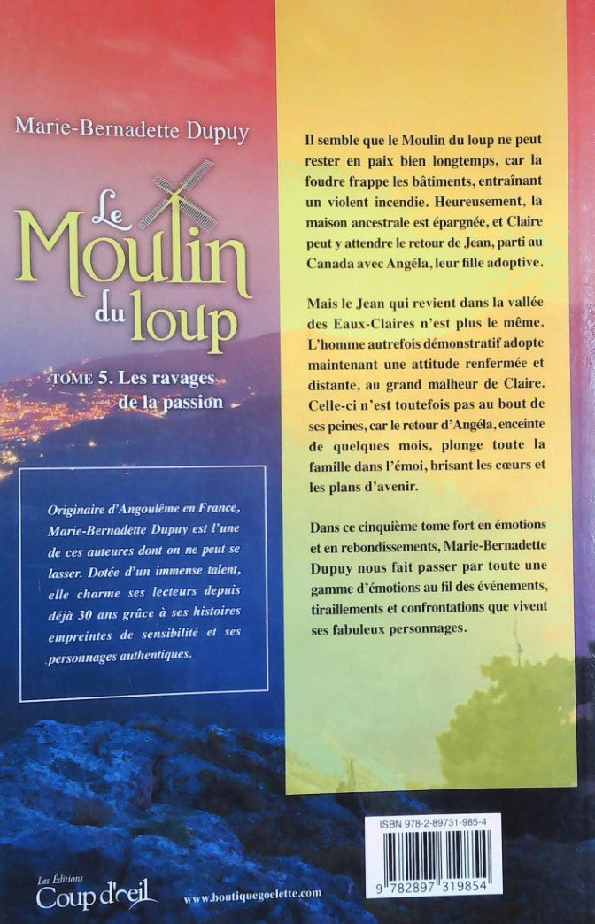 Livre Les ravages de la passion - Marie-Bernadette Dupuy (Livre d'occasion)