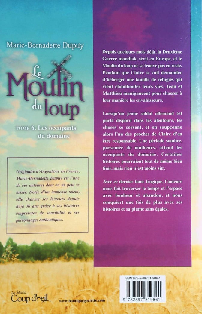 Livre Les occupants du domaine - Marie-Bernadette Dupuy (Livre d'occasion)