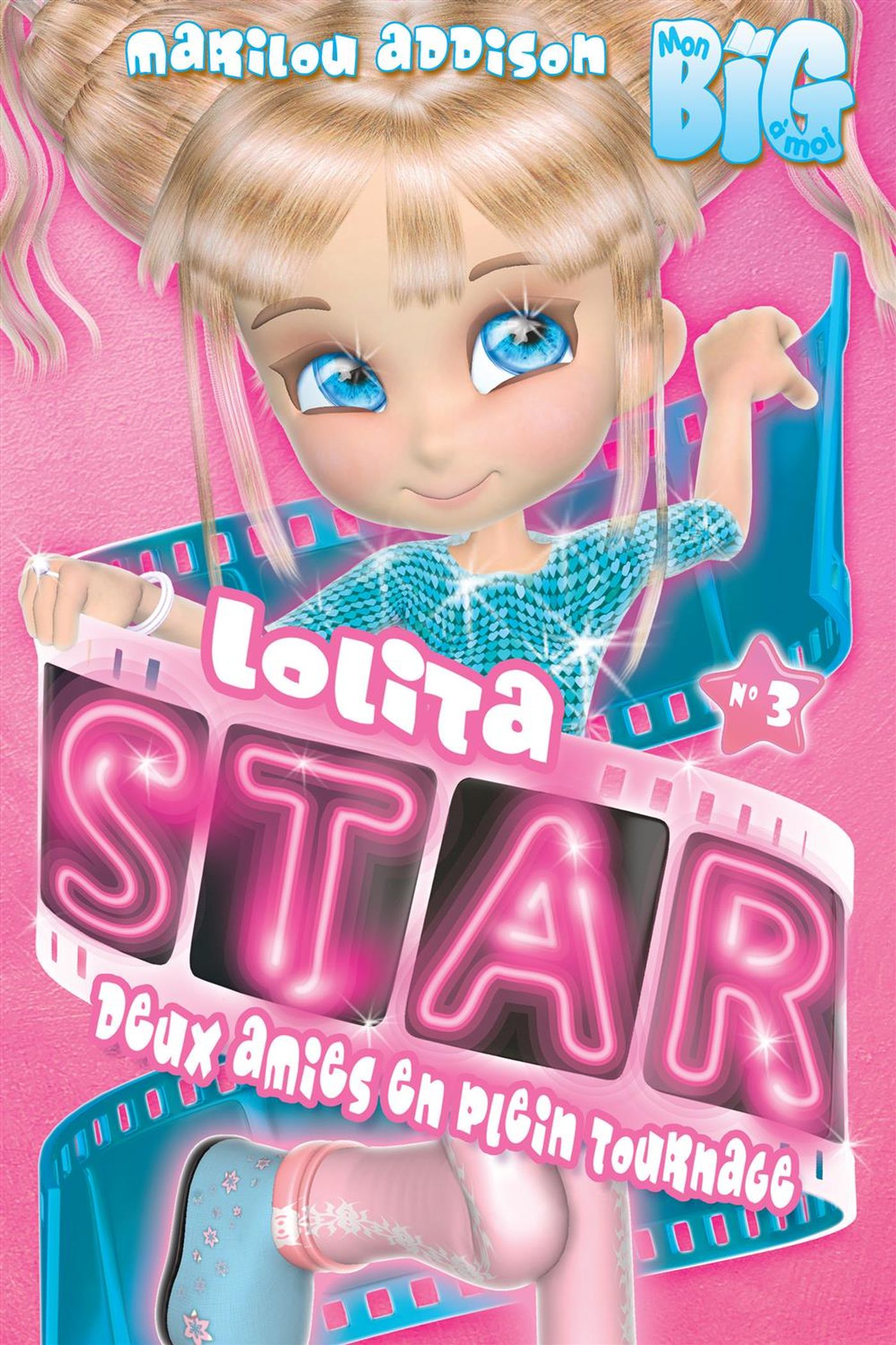 Livre Lolita Star #3 : Deux amies en plein tournage - Geneviève Guilbault (Livre d'occasion)