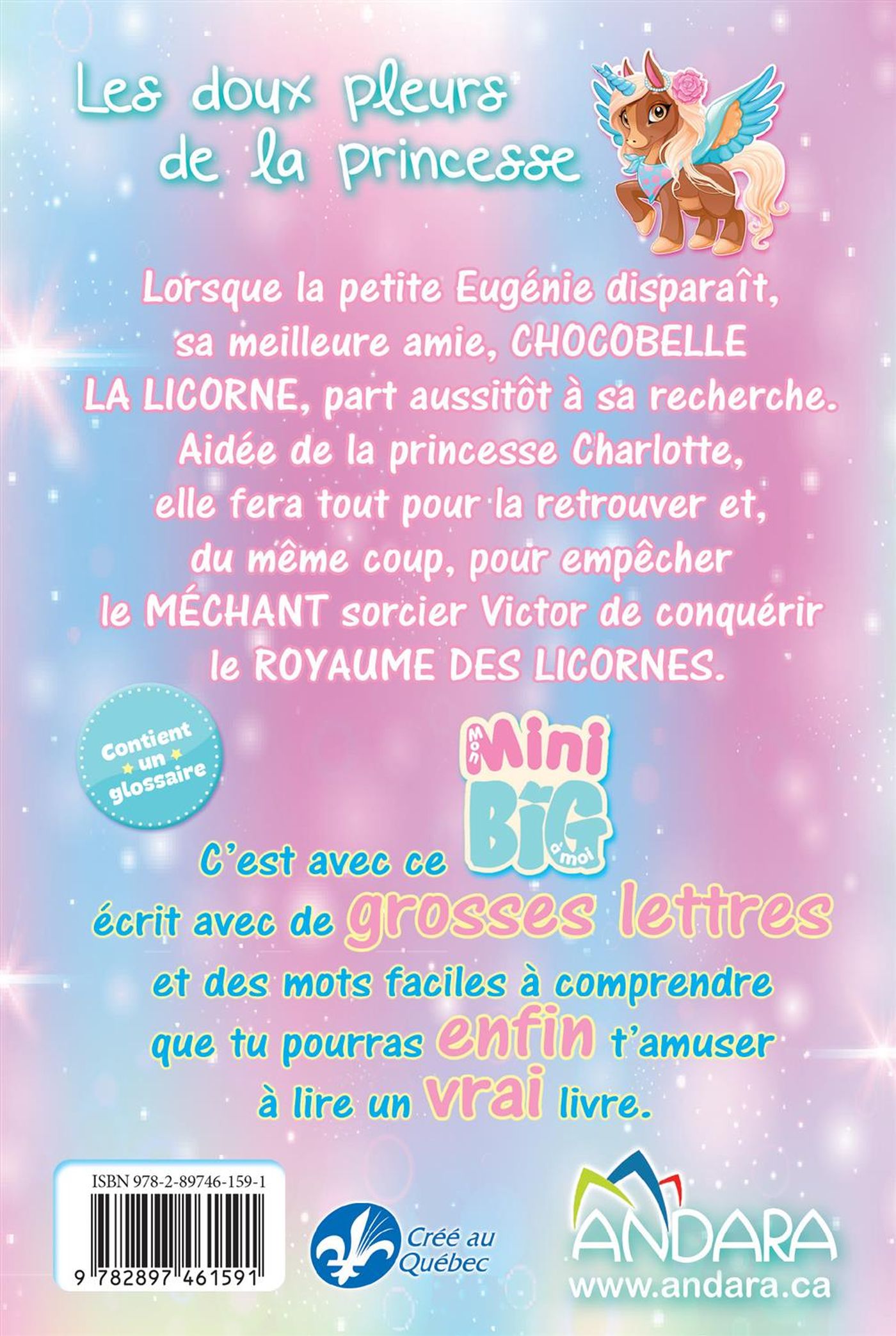 Mon mini big à moi : Chocobelle la licorne (Hélène Bernier)