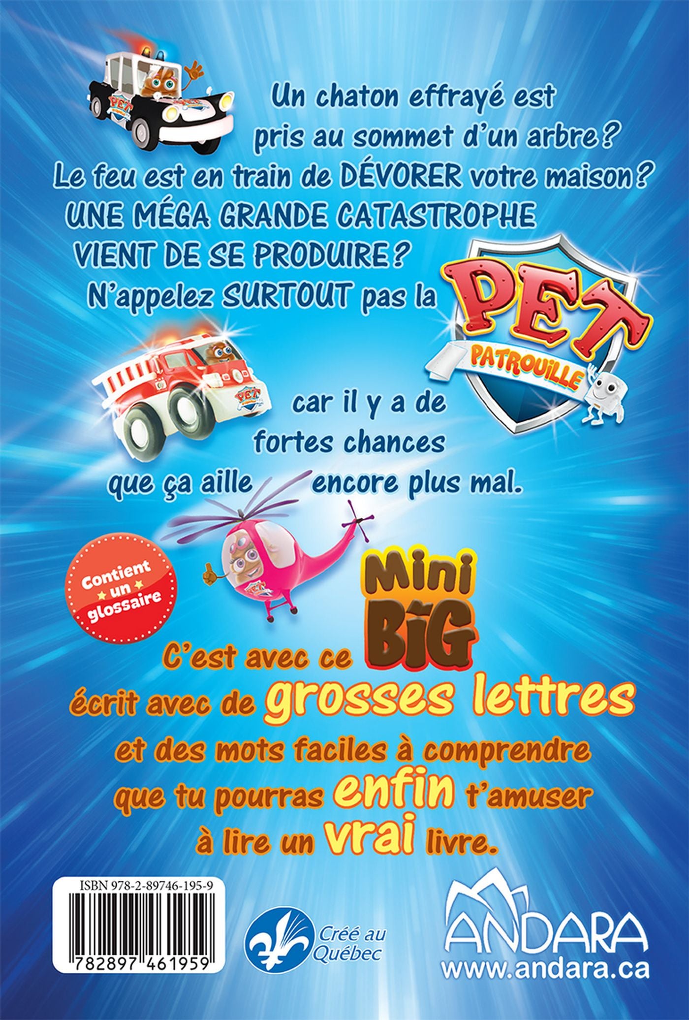 Livre Pet patrouille #1 - Richard Petit (Livre d'occasion) - ISBN 2897461950