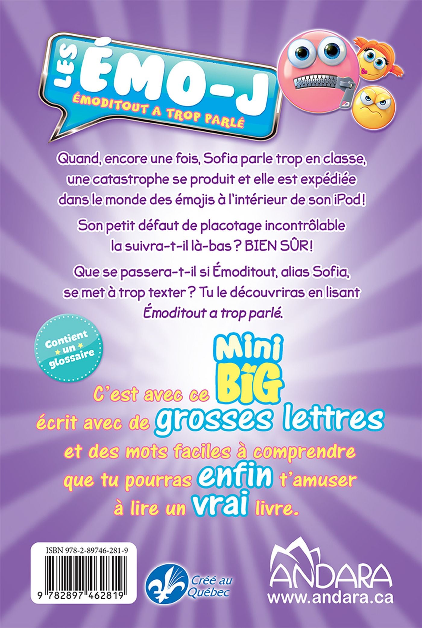 Les Émo-J : Émoditout a trop parlé (Jess Vendette)