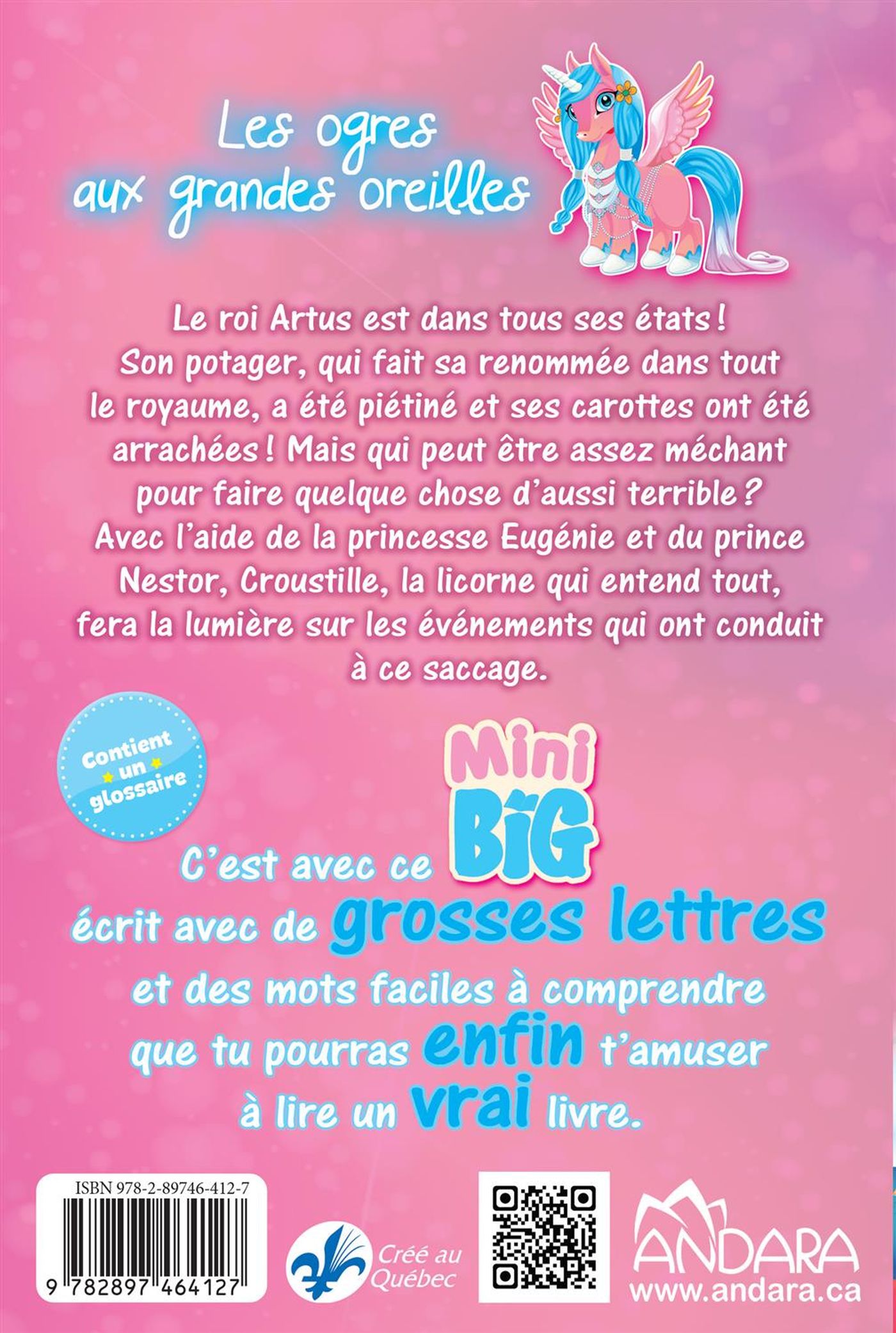 Livre Croustille la licorne - Hélène Bernier (Livre d'occasion) - ISBN 2897464127