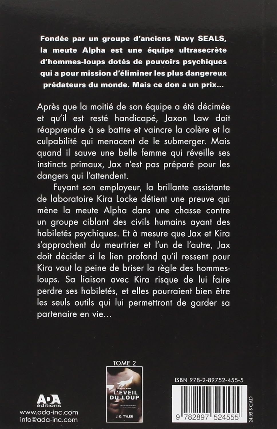 Livre Instinct primal - J.D. Tyler (Livre d'occasion) - ISBN 2897524553