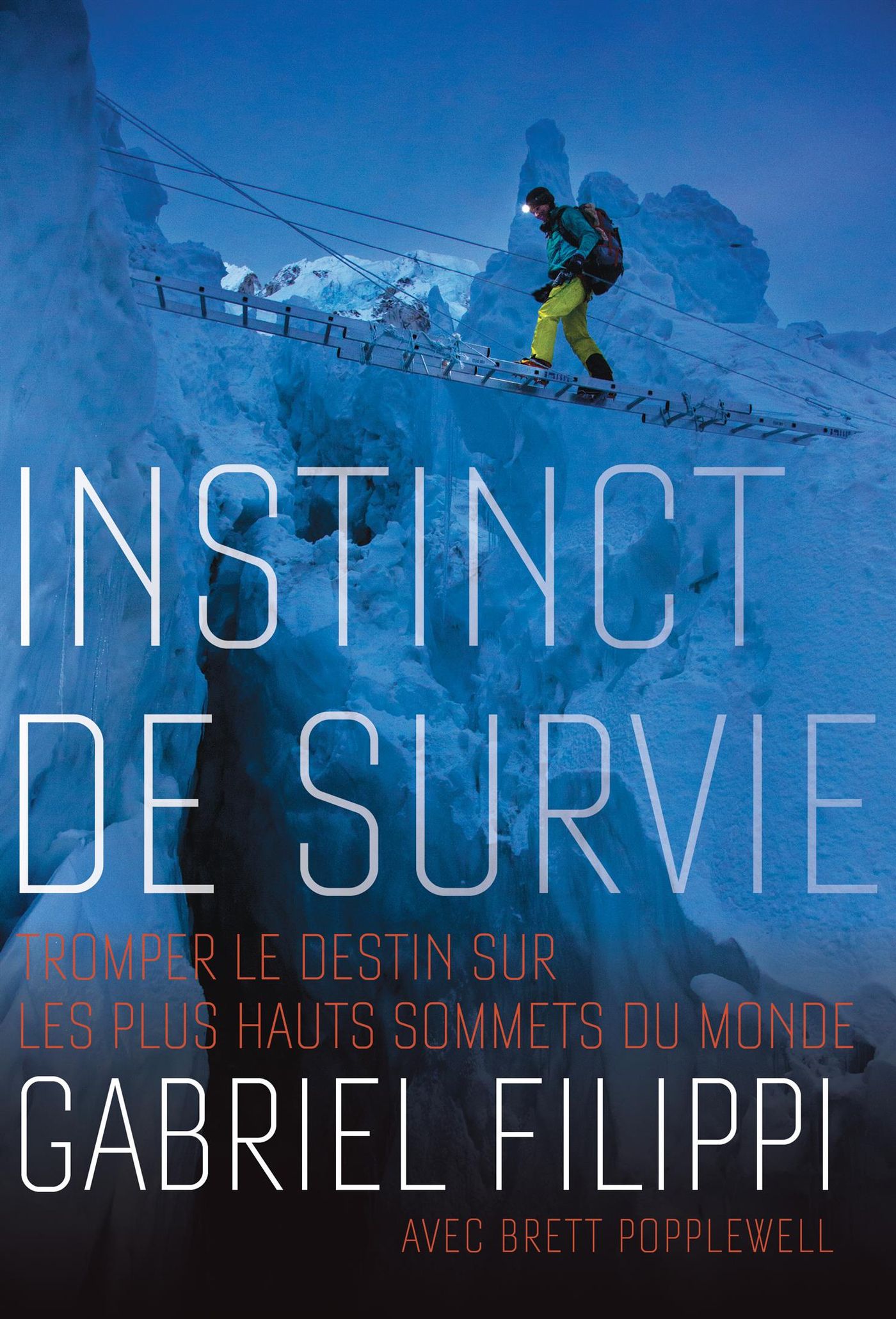 Livre Instinct de survie : Tromper le destin sur les plus hauts sommet - Gabriel Filippi (Livre d...